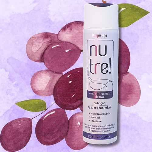 Kit Duo Semente De Uva Shampoo E Condicionador Inspiralle