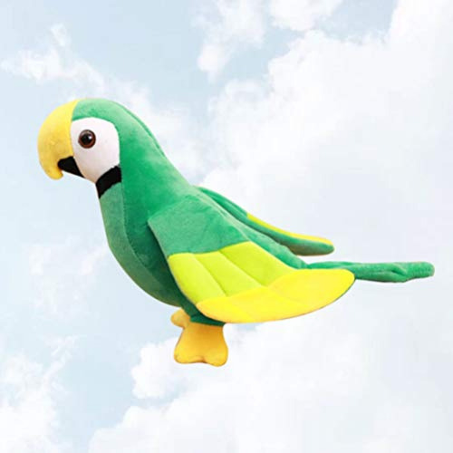Imagen 4 de 9 de Nuobesty Figuras De Pjaros De Peluche De Loro Realistas Figu