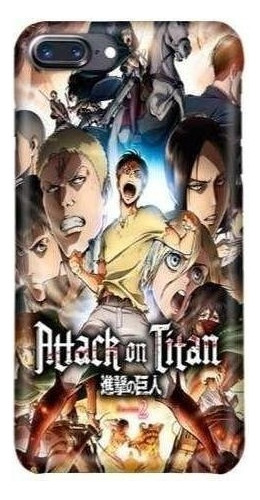 Funda Celular Attack On Titan Anime Para Toda Marca De Cel4*