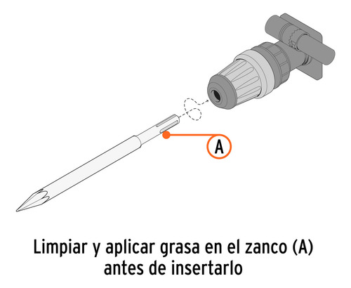 Juego De 3 Cinceles Para Rotomartillo Sds Plus Truper