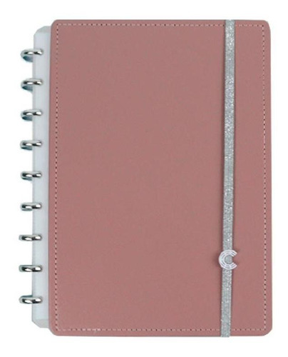 Caderno Inteligente Chic Nude Médio Com 80 Folhas 90g/m