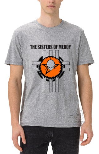 Camiseta Masculina The Sister Of Mercy Show Banda Rock Logo 