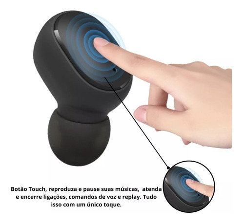 ... Fones De Ouvido Sem Fio Bluetooth Com Microfone Tws Pair