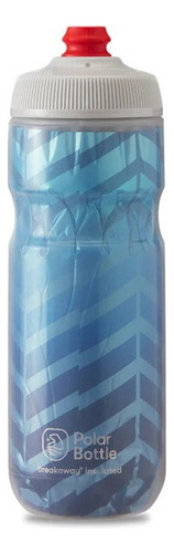 Botella Térmica 20oz Breakaway Bolt Azul Plata Polar Bottle