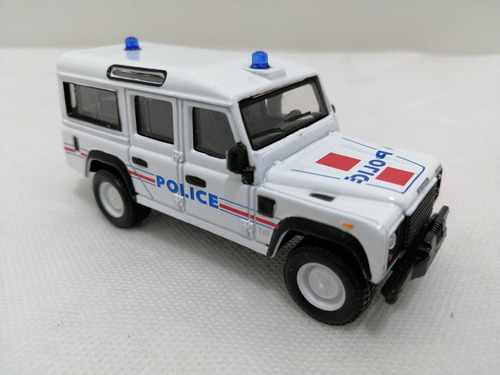 Land Rover Defender 110, Police, Escala 1/50, 11cms Largo 