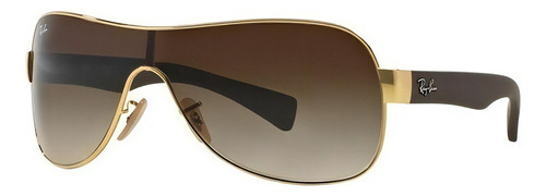 Lentes De Sol Ray-ban Monolente Rb3471 - Café 132mm