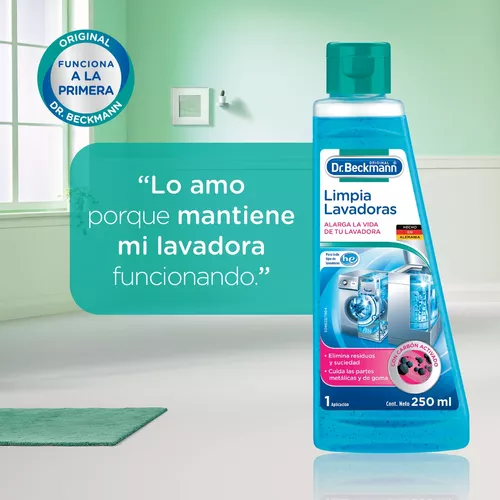 Dr. Beckmann, Limpia Lavadoras Líquido, Alarga la Vida de tu Lavadora,  Limpia y Desodoriza, Elimina Residuos y Suciedad, para Todo Tipo de  Lavadoras