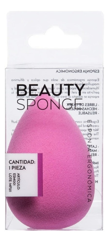 Esponja Blender Para Maquillaje Facial Color De La Sombra Rosa