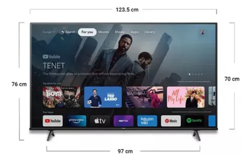 Tv Smart Panavox 55 Google Aip 4k Uhd