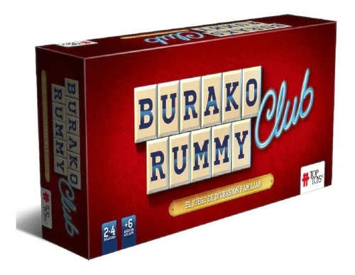 Top Toys Burako-rummy Club Juego De Mesa Playking Prm