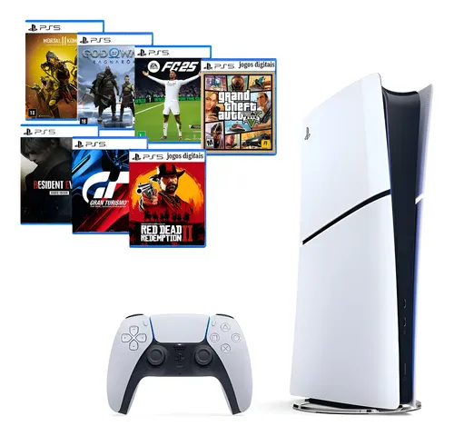 Console Sony Playstation 5 Slim Digital  Novo Lacrado + Ea Fc Fif...