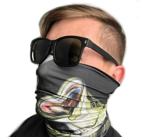 Máscara Buff Bandana Robalo Pesca Ciclismo Esportes  Uv50 