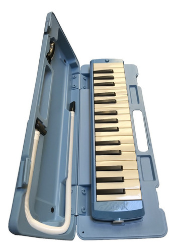 Flauta Melódica Yamaha P32d Blue Azul