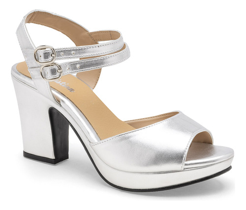 Zapatillas Mujer D´cristian 603 Plata 122-215