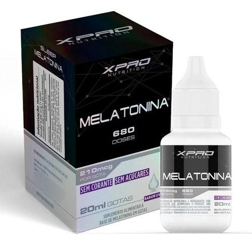 Melatonina 210mg 680 Doses - Xpro Nutrition Sabor Natural