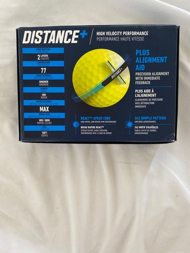 Imagen 3 de 3 de Taylormade 2021 Pelotas De Golf Distance+