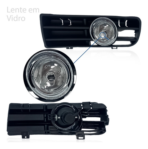 Kit Farol De Milha Golf Sapão 99 2000 2001 2002 2003 2004 05