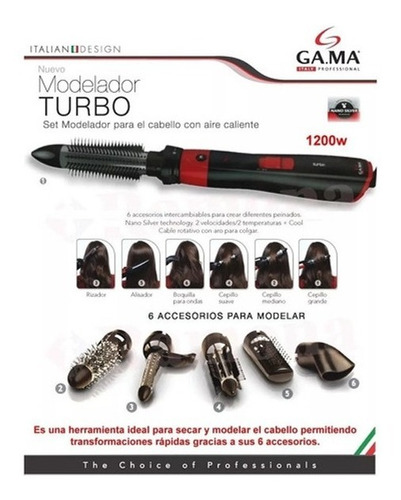 Imagen 3 de 10 de Modelador Profesional Gama Ionic Secador Rizador Alisador - Garantia Oficial - Cabello Y Pelo - Peluqueria - Salon -