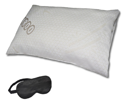 Almohada Queen Memory Foam 75x50x15 Cm Regalo Antifaz