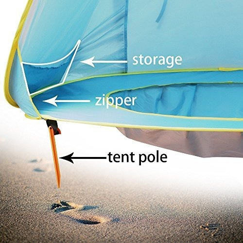 Carpa De Piscina Para Playa / Bebés De 0-3 Años