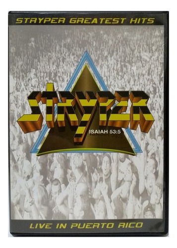 Dvd Stryper Live In Puerto Rico 2004 Novo