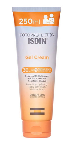 Isdin Fotoprotector Gel Crema Spf 30 + 250 Ml