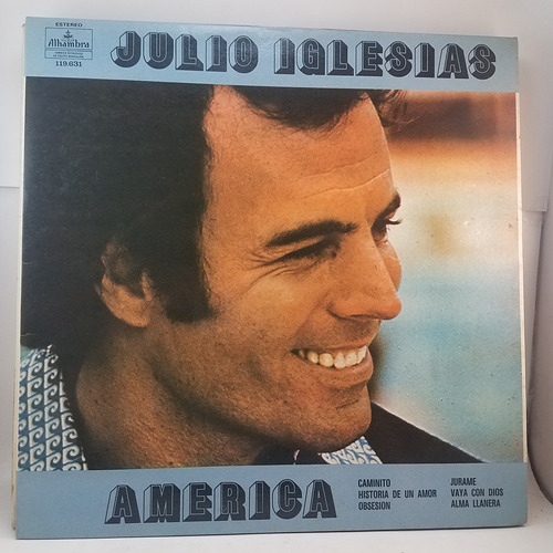 Julio Iglesias - America - Vinilo Lp - Mb+