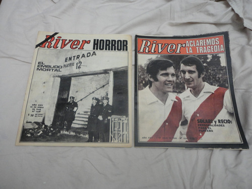 Revistas River 1965, 1966, 1968 Y 1969  12 Revistas ( Cel )