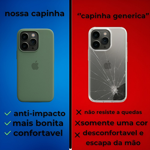 Kit Capa De Silicone iPhone 15 Pro E Cabo Carregador Tipo-c