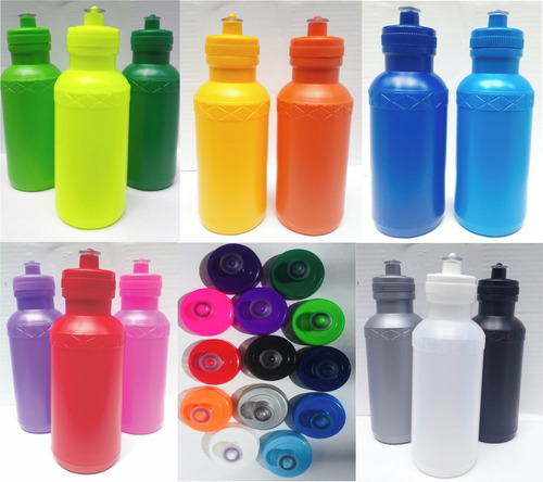 Kit 100 Garrafas Squeeze 500 Ml Lisas Para Personalização