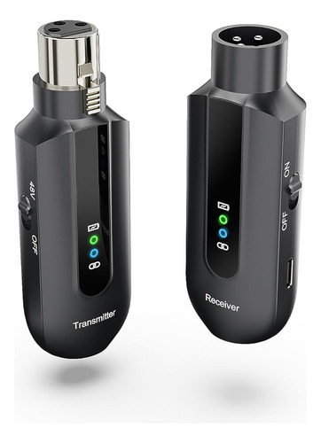 Kyxain Sistema De Micrófono Inalámbrico De 2,4 Ghz Adaptador