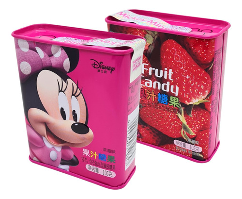 Caramelos Duros Sabor Frutilla X105gr Disney Minnie