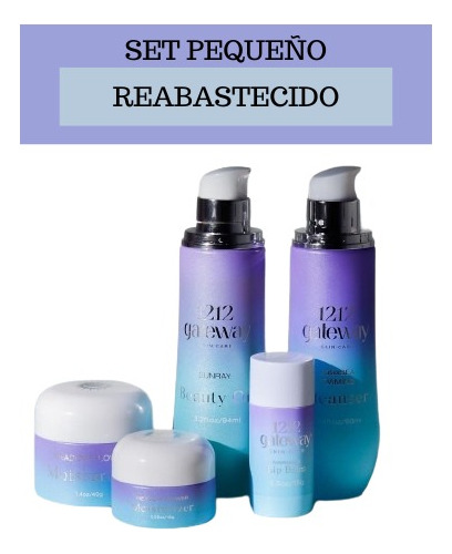 Crema Facial Aclarante Y Rejuvenecedora Gateway Kit Completo