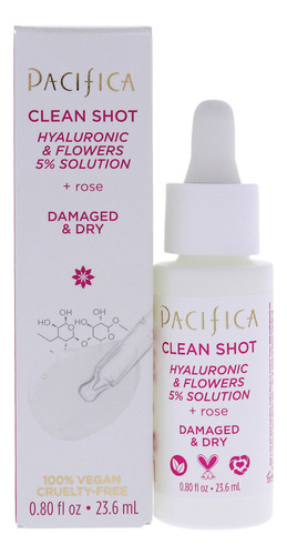 Pacifica Clean Shot Hialurónico Y Flores Solución Al 5