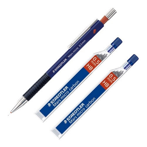 Portaminas 0.5mm Staedtler Mars (tubo De Minas Hb Gratis)