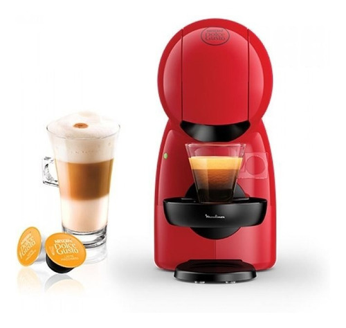 Imagen 5 de 6 de Cafetera Nescafé Moulinex Dolce Gusto Piccolo XS de corte manual red para cápsulas monodosis 220V