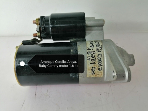 Arranque Corolla Araya Baby Camrry 02-90 Motor 1.6 9 Dientes