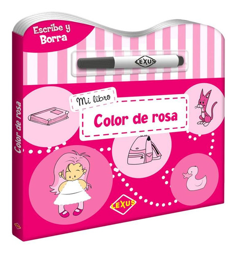   Escribe Y Borra - Mi Libro Color De Rosa