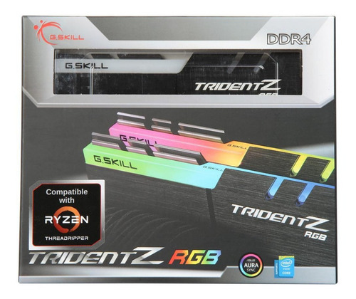 Imagem 2 de 3 de Memoria G.skill Tridentz Rgb( For Amd) 16gb(2x8gb)2400mhz