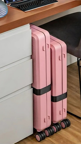 Mala De Viagem Dobrável Preta Resistente Com Senha Compacta