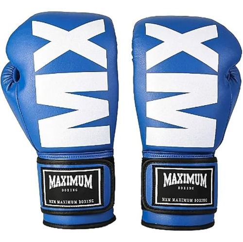 Luva De Boxe E Muay Thai Mxm Blue - Maximum Original