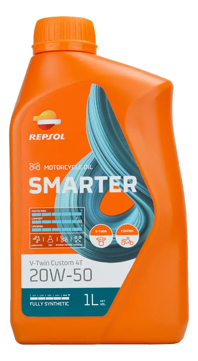 Óleo Motor V-twin 20w50 Sintético P/ Harley-davidson Repsol