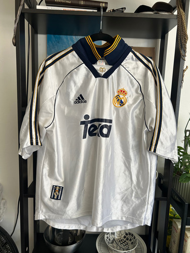 Jersey Adidas Real Madrid 1998-2000 Local Talla L (Usado)