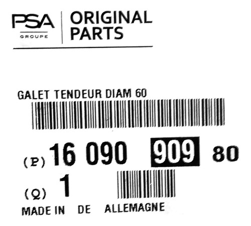 Rolamento Tensor Correia Dentada Boxer Jumper 2.0 Original