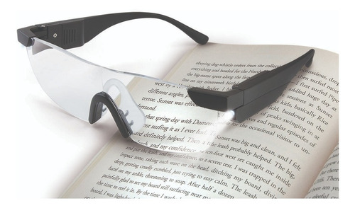 Lentes Con Aumento Y Luz Led Para Lectura Trabajo 160x