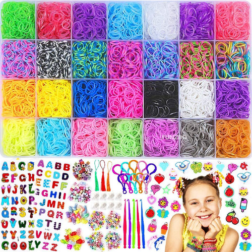 Funzbo 2200 Loom - Bandas De Goma Para Pulsera, Kit De Fabri