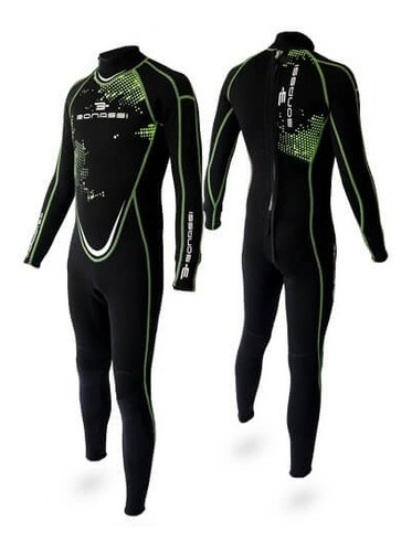 Traje Neopreno 3mm Sirocco Hombre Buceo Pesca !envío Gratis!