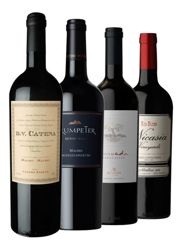 Vino Dv Catena Malbec + Trumpeter + Norton + Nicasia - Combo