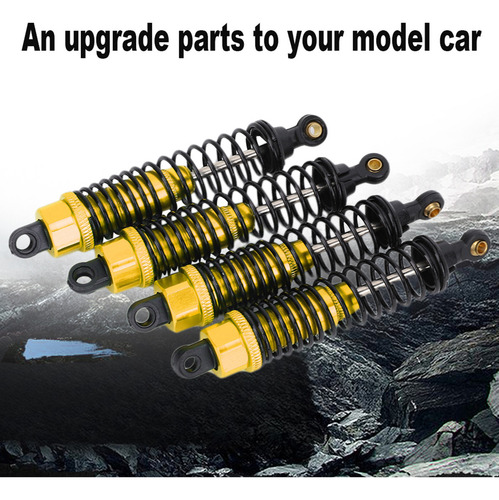 Amortiguador Metálico Golden Rc Car Parts Para Vehículos Tod