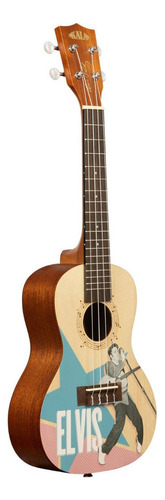 Ukelele Kala Elvis Learn To Play Concert Kit - Palermo Color Elvis Rockabilly